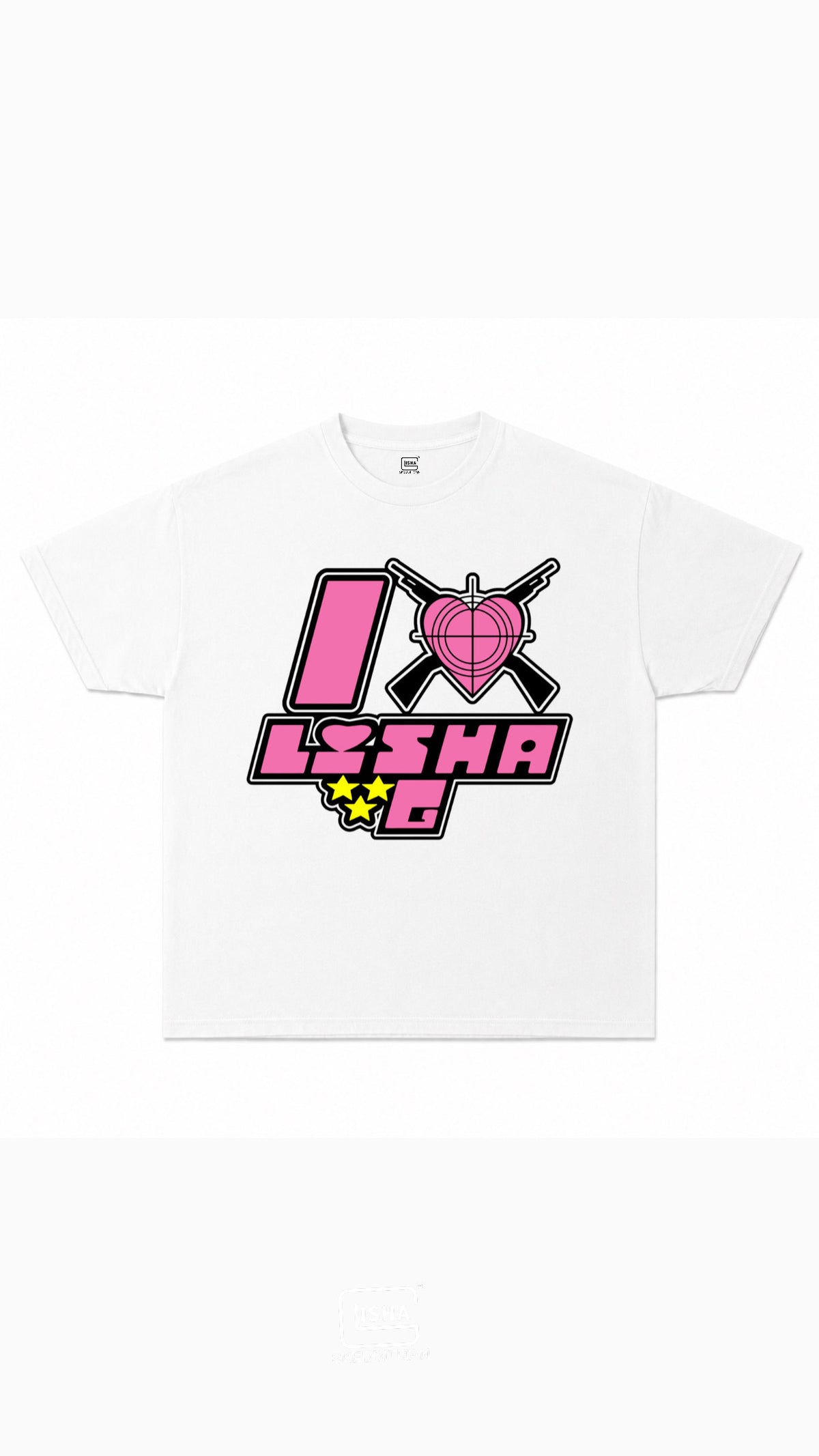 POWER PUFF ‘I <3 LISHA G’ TEE