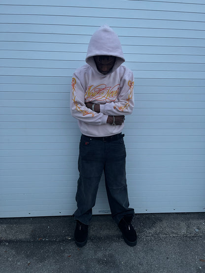 LISHA G Baby Pink "Now or Never" Hoodie