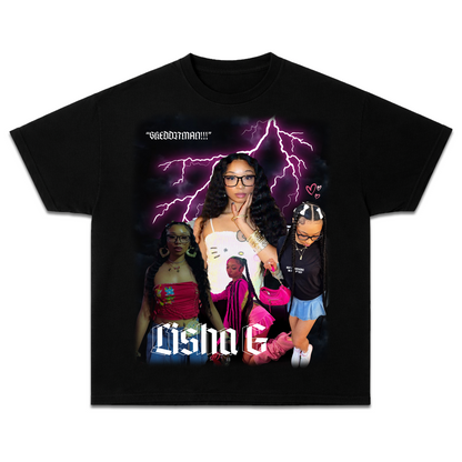 #skedditman Lisha G Black Tee