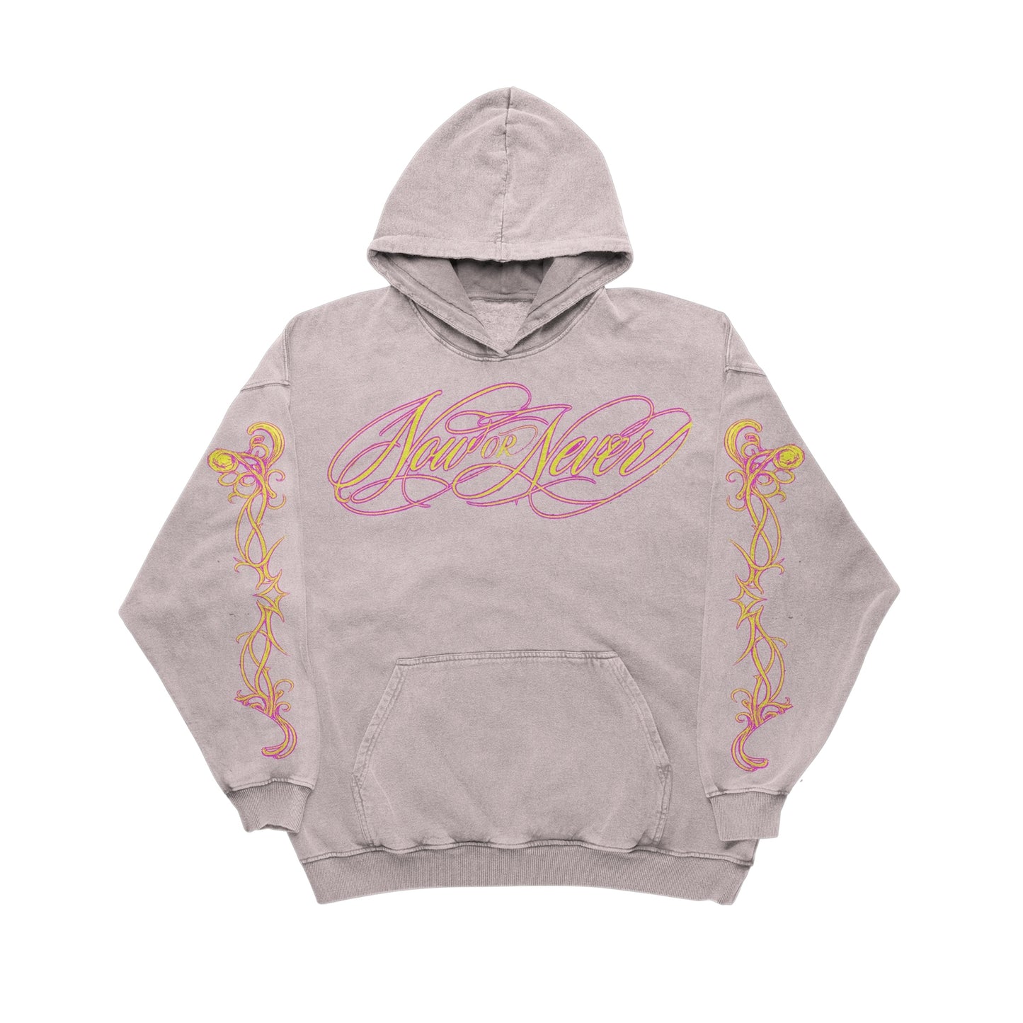 LISHA G Baby Pink "Now or Never" Hoodie